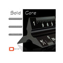 DRAF 12-Inch Architectural Scale Imperial Ruler Set | Laser Engraved Aluminum Triangular Drawing Tool