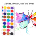 TBC The Best Crafts | 36 Color Watercolor Paint Set