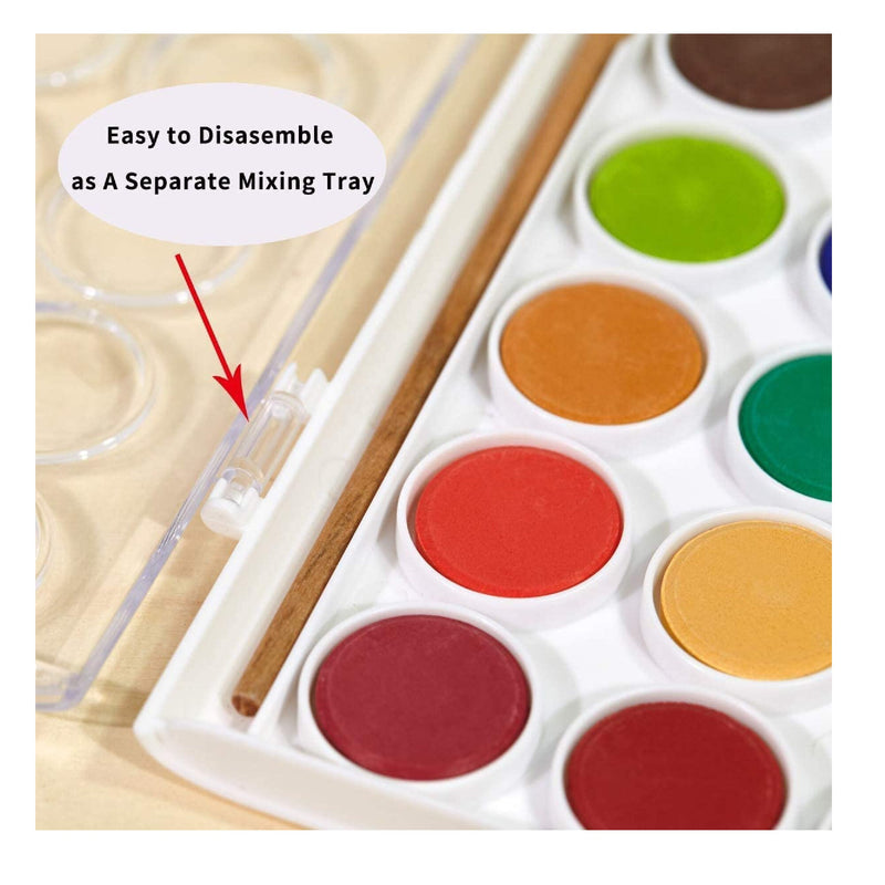 TBC The Best Crafts | 36 Color Watercolor Paint Set