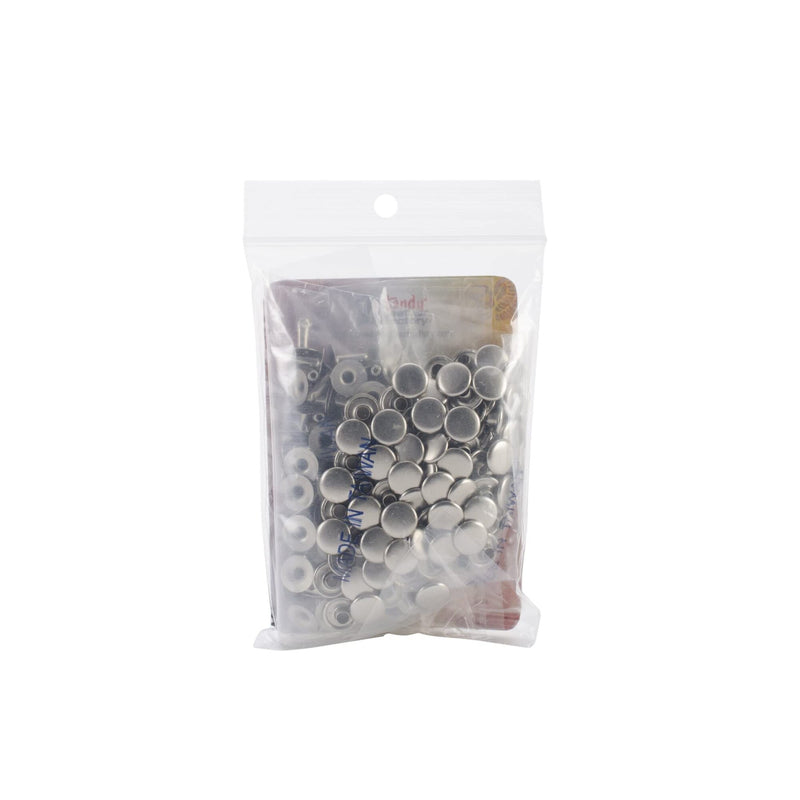 Tandy Leather 1273-12 Rapid Rivets Medium Nickel Plated | 100 Pack