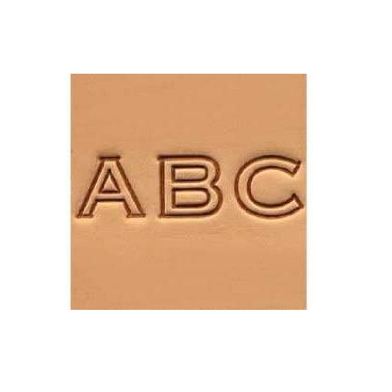 Tandy Leather 8143-00 Craftool 1/2" (13 mm) Block Alphabet Set