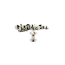 Tandy Leather 1290-02  Screw Post 1/4" (6 mm) Nickel Plated Steel | 10 Pack