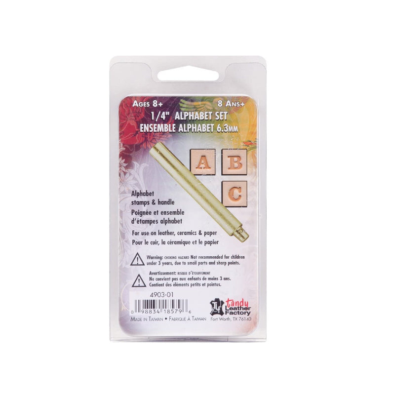 Easy To Do Alphabet Stamp Set 1/4 Inch Tandy Leather 4903-01