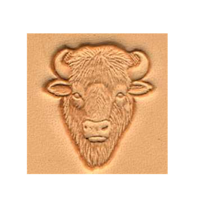 Tandy Leather Buffalo Head Craftool 3-D Stamp 88458-00