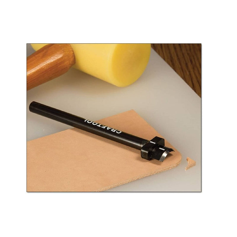 Tandy Leather 3780-00 Craftool Corner Round Punch Small | 9/16" (14 mm)