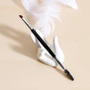 Double Ended Eyebrow Brush Angled Eyebrow Powder Brush Spiral Spoolie Brush Eyelash Brush For Eye Makeup