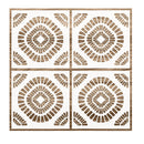 4 Reusable Tile Stencils 12" x 12" | Wall Stencils | Tile Pattern