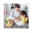 Bamboo Rotating Art Supply Organizer | 7 Sections | Hold 350+ Pencils | School Supplies Organizer for Pen