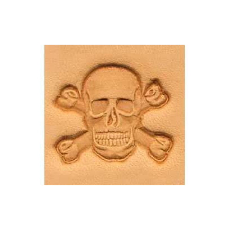 Tandy Leather 8547-00 Skull & Crossbones Craftool 3-D Stamp