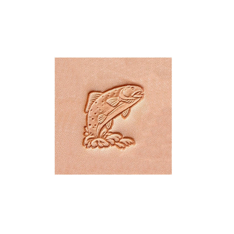 Tandy Leather Trout Craftool 3-D Stamp 88345-00