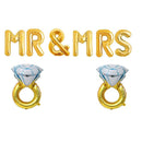 MR & MRS Party Balloons | Engagement Party Decorations | Wedding | Commitment | Anniversary Party
