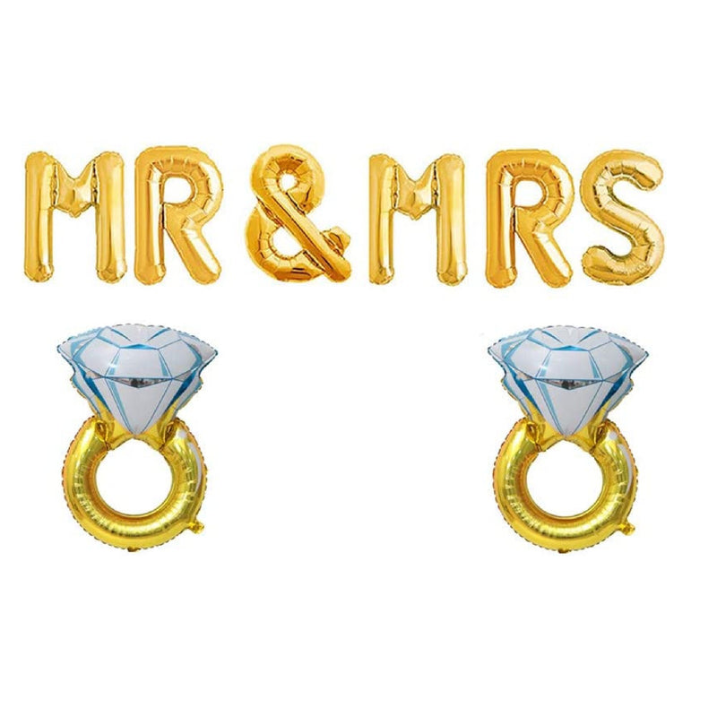 MR & MRS Party Balloons | Engagement Party Decorations | Wedding | Commitment | Anniversary Party