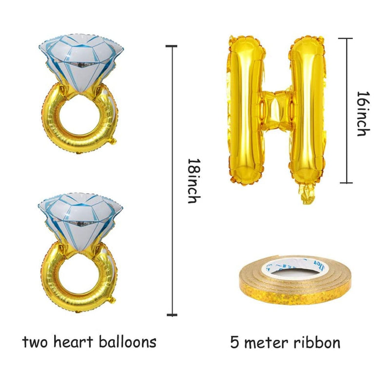 MR & MRS Party Balloons | Engagement Party Decorations | Wedding | Commitment | Anniversary Party