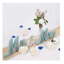 Nine To Nine - Large Mr And Mrs Wedding Table Sign | Wedding Decoration Game | Wood Letters