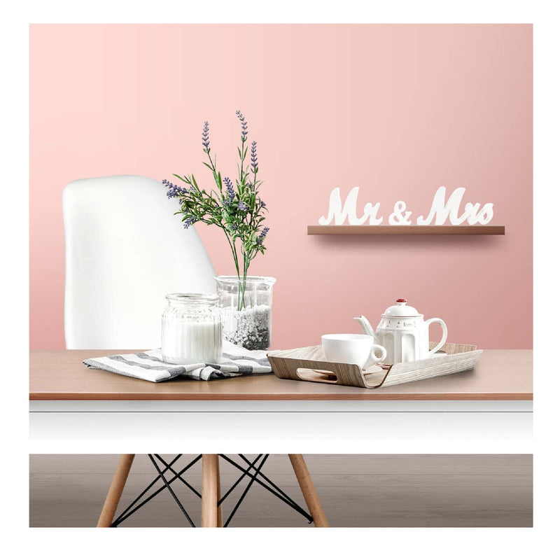 Nine To Nine - Large Mr And Mrs Wedding Table Sign | Wedding Decoration Game | Wood Letters