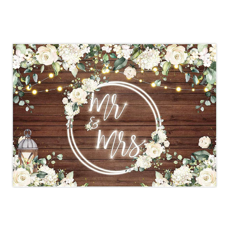 Nine to Nine - Large Mr and Mrs Wedding Table Sign | Set of wedding decorations | Wedding decoration with wooden letters |