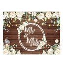 Nine to Nine - Large Mr and Mrs Wedding Table Sign | Set of wedding decorations | Wedding decoration with wooden letters |