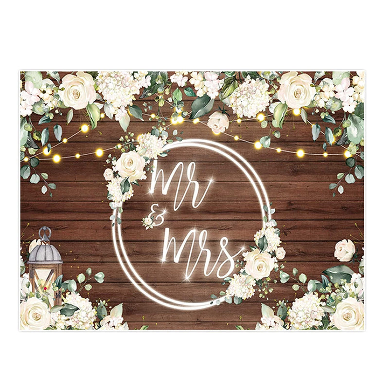 Nine to Nine - Large Mr and Mrs Wedding Table Sign | Set of wedding decorations | Wedding decoration with wooden letters |