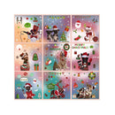 Christmas Window Clings | Dog Window Stickers Christmas Decorations | Llewyn 163 Pcs 9 Sheets Double Sided Colorful Static Window Decals