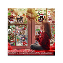 Christmas Window Clings | Dog Window Stickers Christmas Decorations | Llewyn 163 Pcs 9 Sheets Double Sided Colorful Static Window Decals