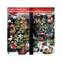 Christmas Window Clings | Dog Window Stickers Christmas Decorations | Llewyn 163 Pcs 9 Sheets Double Sided Colorful Static Window Decals