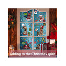 Christmas Window Clings | Dog Window Stickers Christmas Decorations | Llewyn 163 Pcs 9 Sheets Double Sided Colorful Static Window Decals