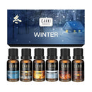 Winter Essential Oils for Home Diffusers and Soap, candle | CAKKI Fragrance Oil Gift Set 6x10ml