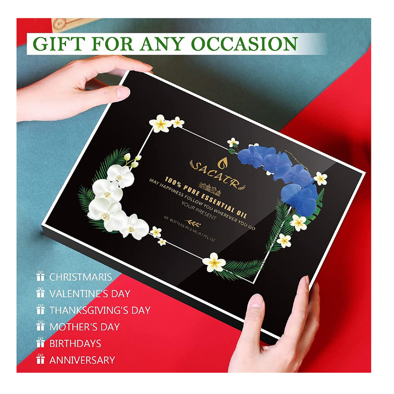 Premium Essential Oil Set | 100% Natural Essential Oils | Perfect For Diffuser and Candle Making