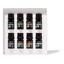 Organic Aromatherapy Essential Oils Gift Set (Top 8), 100% Pure: Peppermint | Lavender Ideal for candle making