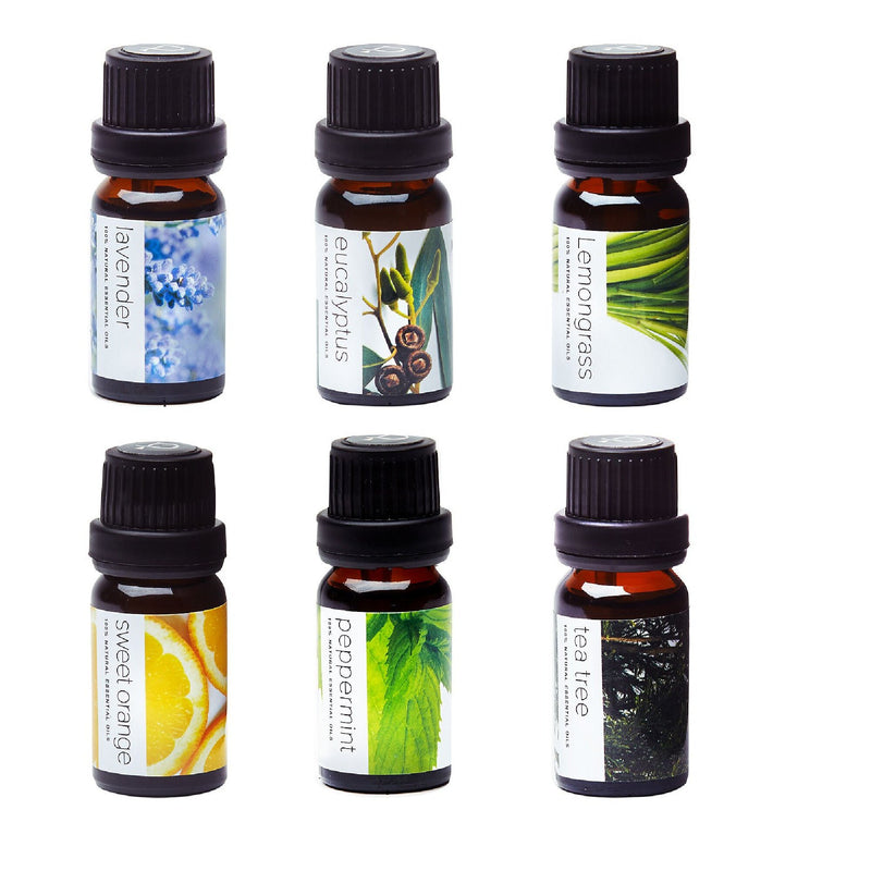 Essential Oils from PURE AROMA Kit Of 100% Pure Oils | Top 6 Aromatherapy Oils Gift Set | 6 Pack 10ML Ideal for Making candle