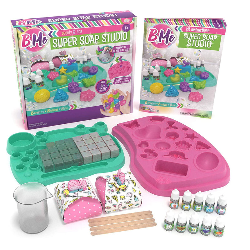 Soap Making Craft Kit For Girls | Children and Adults | Make Your Own Soap Lab Kit | Reusable Mold | Multicolour And Scents