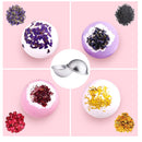 Set Of 74 Molds For Bath Bombs And Dried Flowers | DIY Kit Includes 12 Metal Bath Bomb Molds