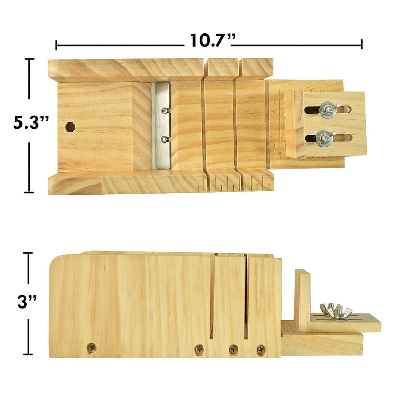 Art come | Soap Making Cutting Mold Set | Multifunction | Adjustable | Set Of Wooden Soap Molds