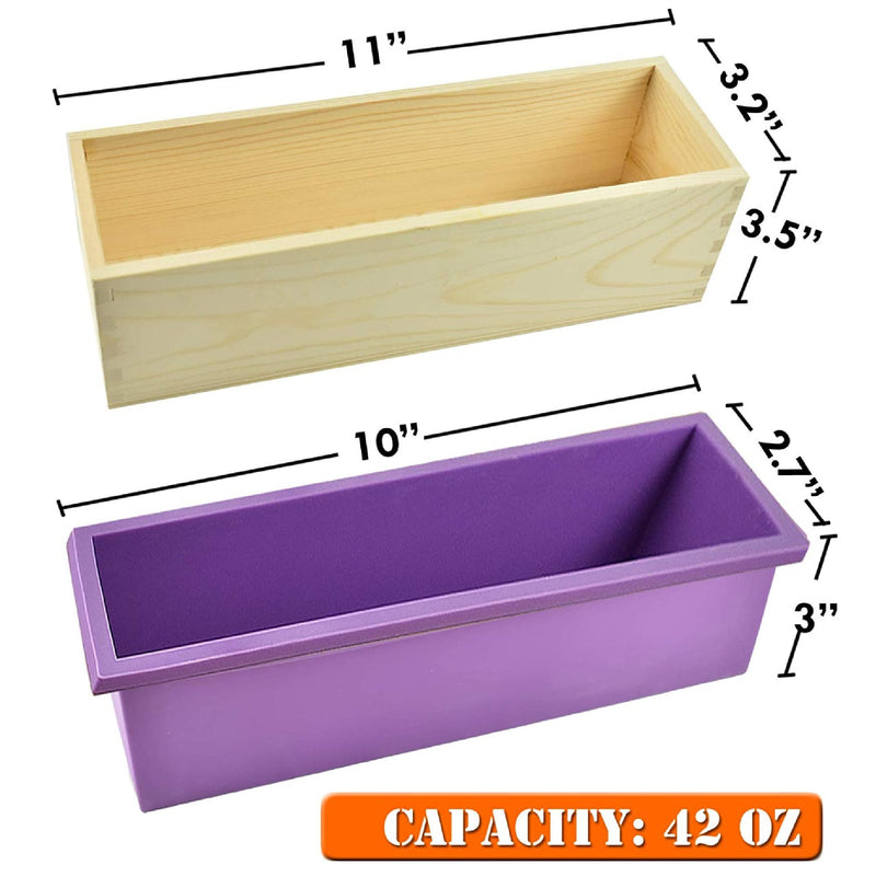 Art come | Soap Making Cutting Mold Set | Multifunction | Adjustable | Set Of Wooden Soap Molds