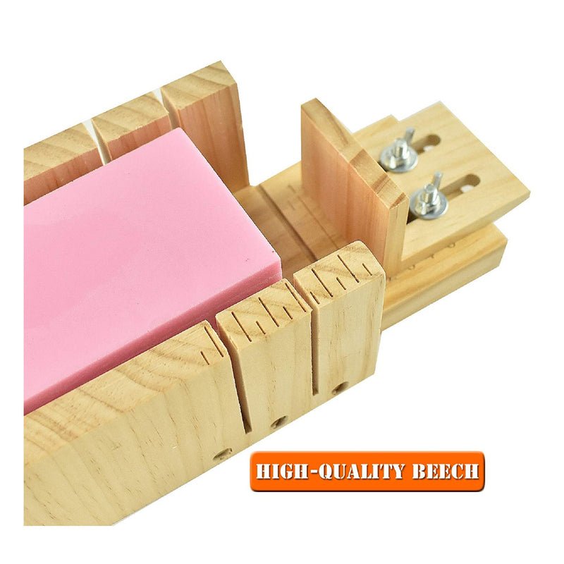 Art come | Soap Making Cutting Mold Set | Multifunction | Adjustable | Set Of Wooden Soap Molds