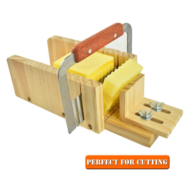 Art come | Soap Making Cutting Mold Set | Multifunction | Adjustable | Set Of Wooden Soap Molds