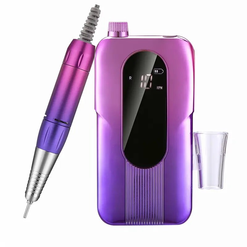 Rechargeable 35000 RPM Nail Drill Portable Electric Nail Drill Professional Efile Nail Drill Kit For Acrylic,for Salon Use Or Home DIY With