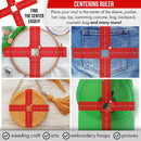 Good Life Ideas Tshirt Ruler Guide for Vinyl Alignment | T-Shirt Measurement Tool Heat Press to Center Designs | Easy tee Centering Tool