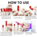 Full Wraps Nail Polish Stickers | Self-Adhesive Nail Art Decals Strips | Manicure Kits Nail Art Designs For Women Girls