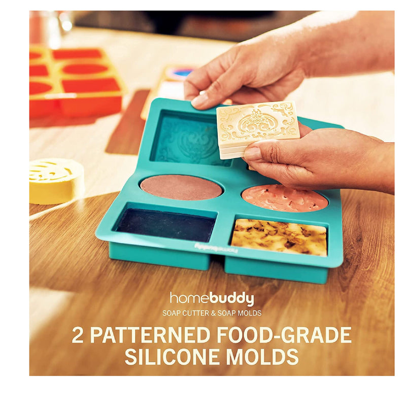 HomeBuddy Soap Molds With Soap Cutter Set