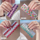 Full Wraps Nail Polish Stickers | Self-Adhesive Nail Art Decals Strips | Manicure Kits Nail Art Designs For Women Girls