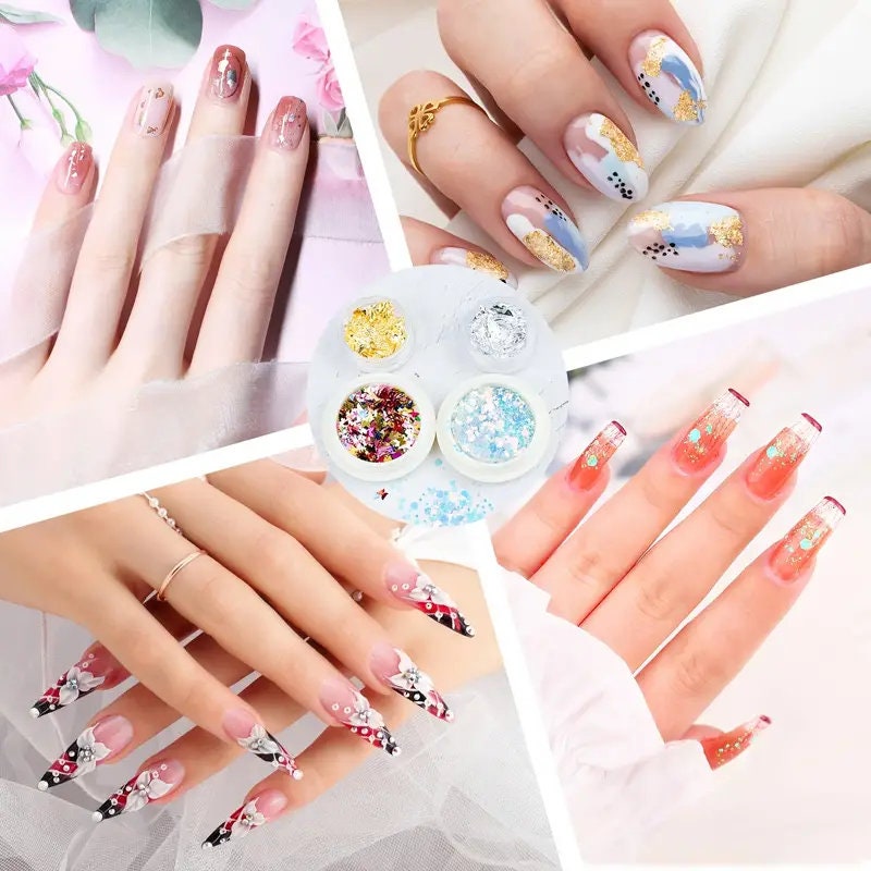 8Color Luminous Poly Gel Nail Kit Nail Extension Gel0.5oz With 6W UV LED Nail Lamp Slip Solution Gel Polish Rhinestones Nail Art Pen Starter