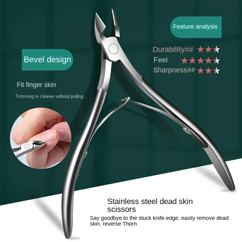 Manicure Care Kit | Nail Cuticle Nippers | Nail Files Nail Cuticle Pushers | Toe Splitter Nutritional Oil | Softener Professional Manicure