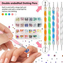 61 PCS Nail Art Kit Accessories | Nail Decoration Kit | Rhinestone Nail Art Brush Set For Manicure | DIY Makeup