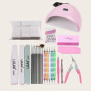Manicure Set | Nail Polish Glue Phototherapy Lamp Painted Nail Pen Set Manicure Tool Set Nail Art Set 13 PCS