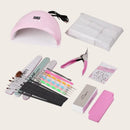 Manicure Set | Nail Polish Glue Phototherapy Lamp Painted Nail Pen Set Manicure Tool Set Nail Art Set 13 PCS