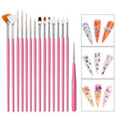 Nail Art Brushes Nail Art Kit With Nail Painting Brushes | Nail Dotting Tool | Nail Sequins | Rhinestones Decoration For Nails Solon