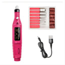 Nail Starter Kit, Portable UV Lamp LED Dry Nail Kit Nail Art Manicure Set Acrylic Nail Tools Set