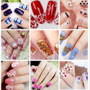 Nail Art Kit Nail Design Tools With 30 Striping Tape 4Pcs Striping Roller Box 12 Colors Rhinestones 5pcs Dotting Pen 15pcs Nial At Brush Set