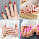 Nail Extension Gel Set | 8 Colors UV Poly Nail Gel Kit With Flash Drill Manicure Accessories Nail Art Tool For Starter